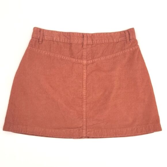 Free People Ray Cord Corduroy Button Down Cotton Mini Skirt Womens Size 10 - Picture 5 of 12